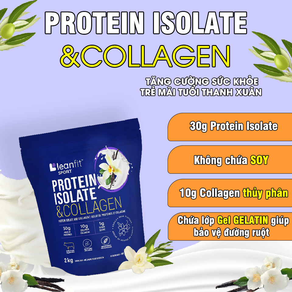 LEANFIT SPORT WHEY PROTEIN ISOLATE COLLAGEN