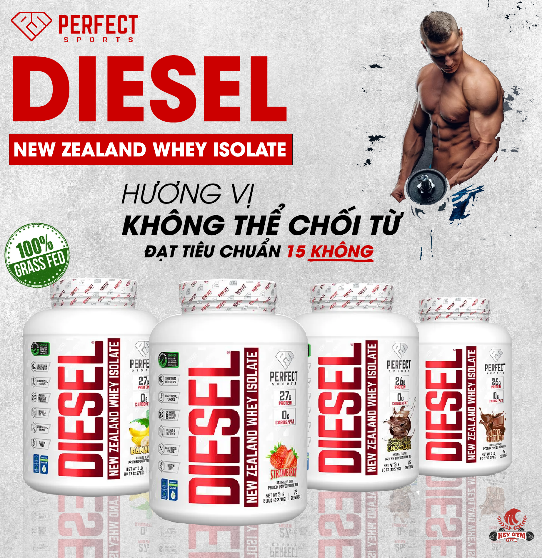 Diesel Whey Isolate New Zealand