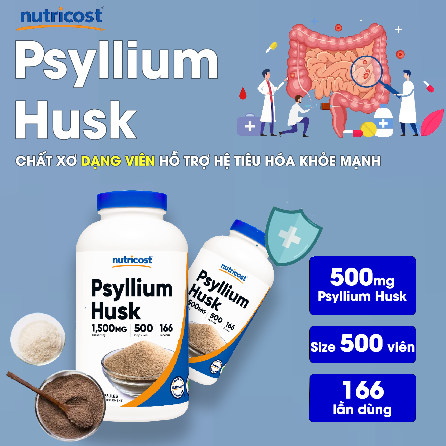 Nutricost Psyllium Husk