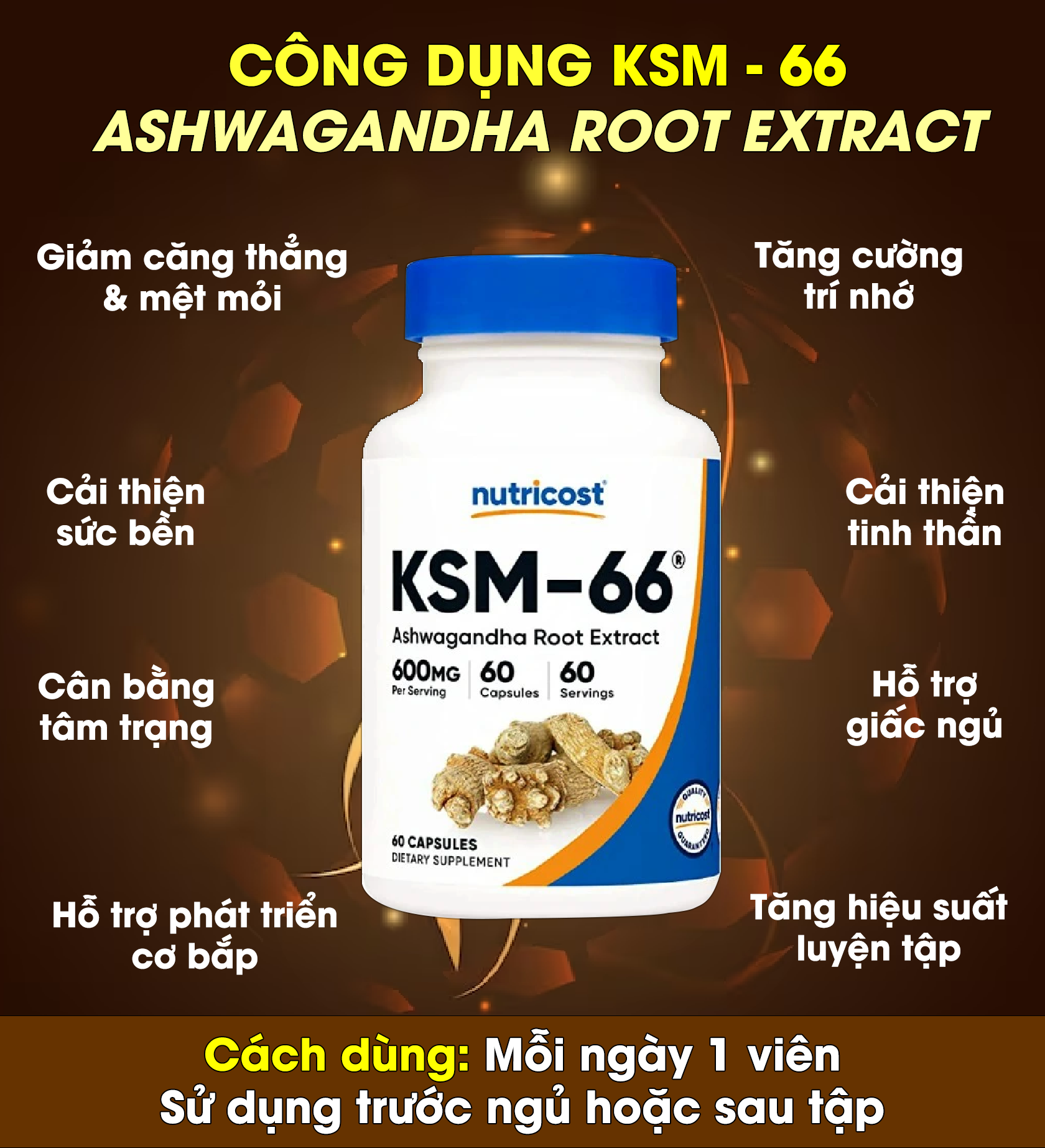 Nutricost KSM-66 Ashwagandha