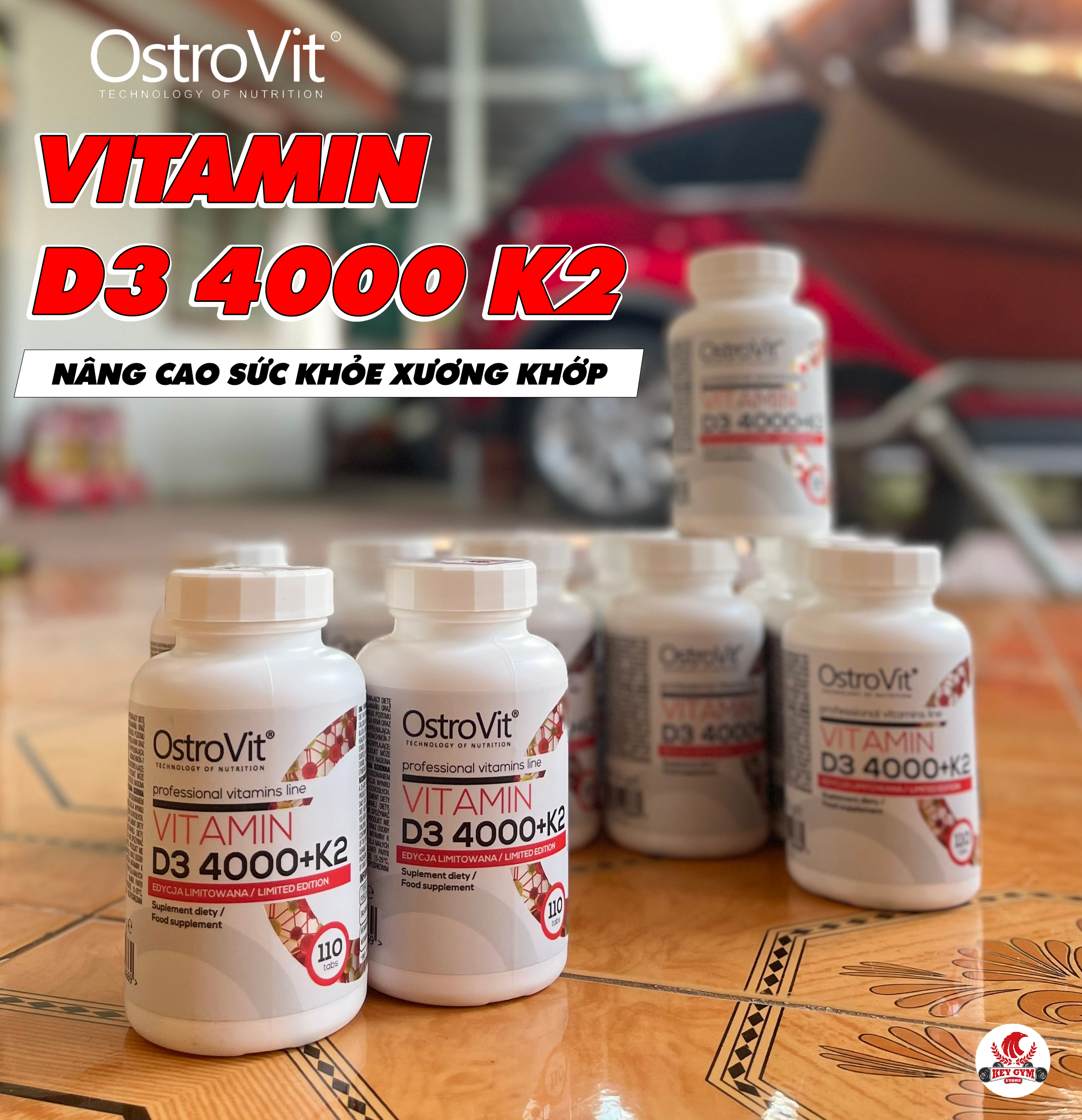 OSTROVIT VITAMIN D3 4000 K2