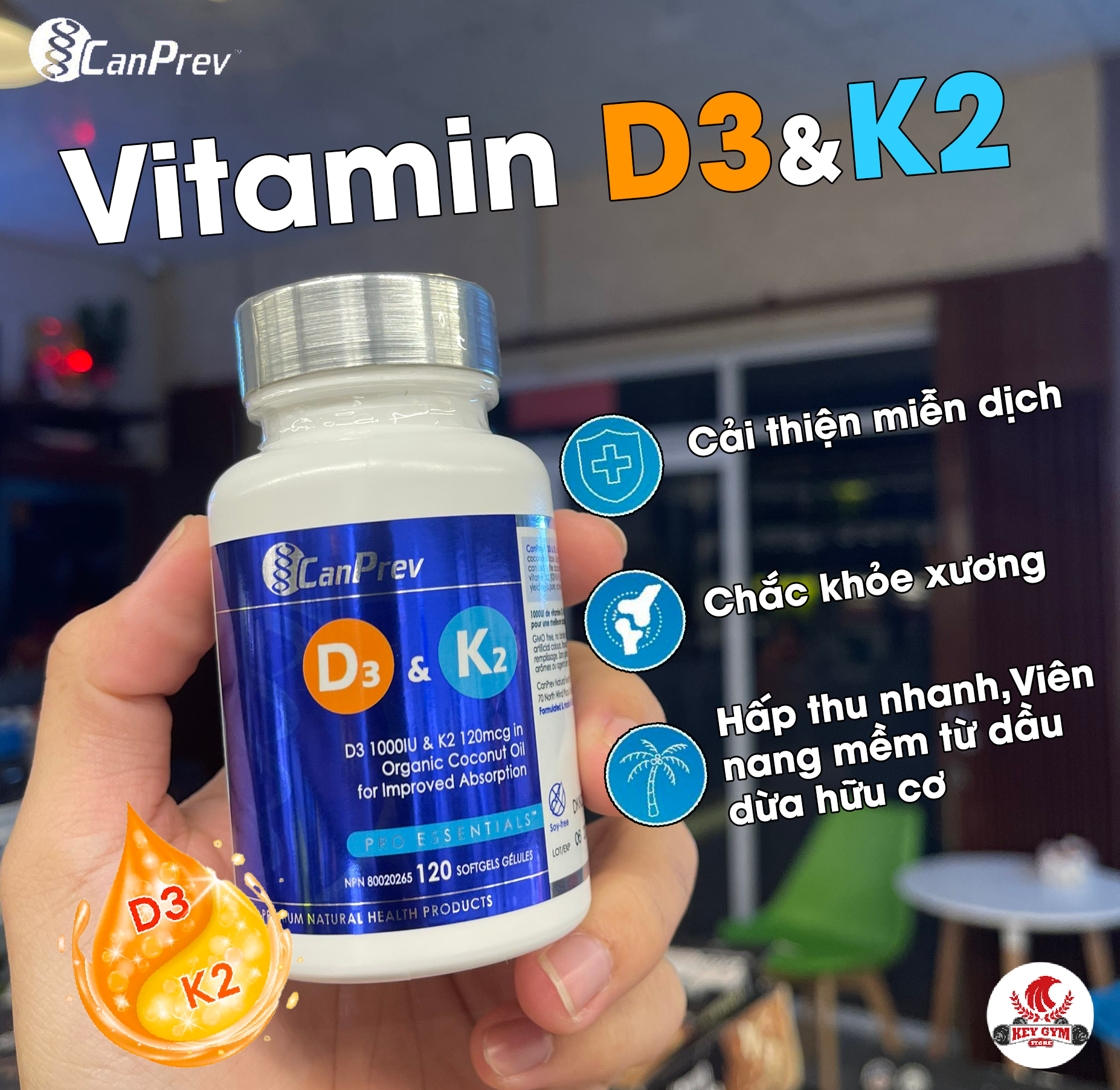 CanPrev Vitamin D3K2
