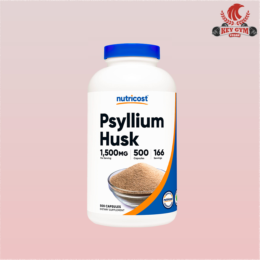 Nutricost Psyllium Husk 500mg, 500 Capsules