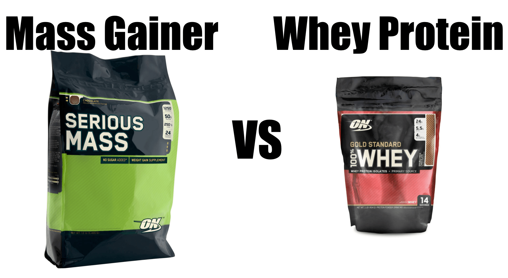  Whey protein và mass gainer khác nhau thế nào
